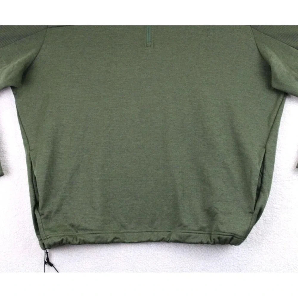 Callaway Men's Green‎ Quarter Zip Pullover Long Sleeve Textured Golf Shirt XXL